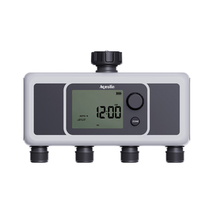 4 Zone Digital Water <b>Timer</b> with Independent - Smart Garden Irrigation Controller Brass Swivel Inlet - Product Image 1