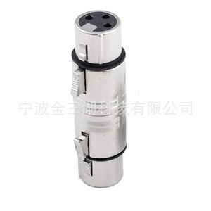 Xlr Female To Female Adapter <b>3</b> <b>Pin</b> Zinc Alloy Connector For Microphone Audio Equipment - Product Image 5