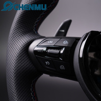 Volant de voiture en cuir à fond plat, fourni par l'usine, pour BMW F30 F10 F22 F25 F31 F11 F18 F06 F01 F15 F20 F32 F44 F45 M3 M4 M5