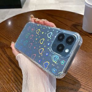 Cuore olografico per <span class=keywords><strong>iPhone</strong></span> <span class=keywords><strong>11</strong></span> 12 13 14 15 Pro caso scintillio Glitter cuore Aurora per <span class=keywords><strong>iPhone</strong></span> 17 aria 15 16 Pro cassa del telefono cuori - Product Image 4