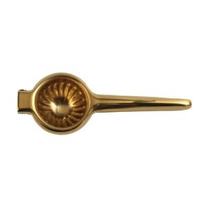 Presse-agrumes manuel de luxe en acier inoxydable doré, presse-fruits robuste pour la cuisine et le bar - Product Image 2