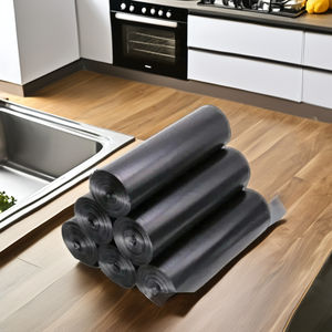 Sac à fermeture éclair noir PE biodégradable à logo imprimé personnalisé pour usage domestique pour le stockage de chewing-gum pizza lait sucre gelée - Product Image 6