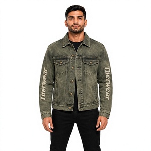 Chaqueta de Mezclilla para Hombre, Fabricante de Chaquetas de Mezclilla Personalizadas al por Mayor, Corte Ajustado, Corte Regular, Estilo Trucker, Vintage - Product Image 1