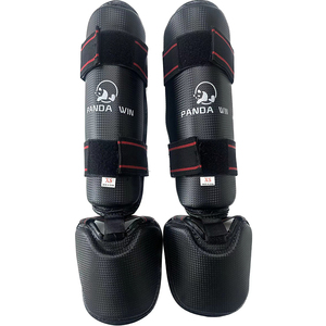 Protección de alta calidad artes marciales sparring WTF taekwondo <span class=keywords><strong>TKD</strong></span> empeine Shin Guard - Product Image 1