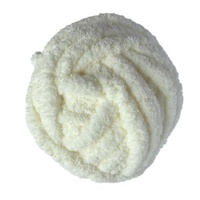 Fil à tricoter en velours de 2 cm pour bébé, fil chenille épais et moelleux pour tricot à la main, vente en gros d'usine