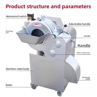 Machine à découper de style chinois, nouvelle génération, pour légumes, cubes de bouillon de poulet, cubes de carottes, pommes de terre, cubes de bouillon de poulet
