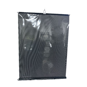 Parasol retráctil negro de alta calidad para ventana de <span class=keywords><strong>coche</strong></span>, cortina parasol con logotipo impreso - Product Image 4