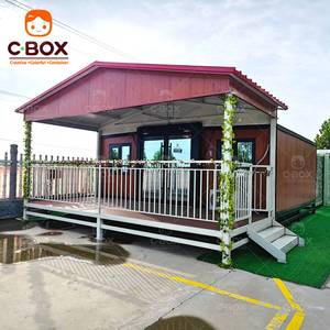 Cbox, maison préfabriquée modulaire personnalisable de 20 pieds, extensible pour habitation, villa, maison mobile pliable, bungalow, bureau, conteneur - Product Image 2