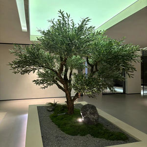 <span class=keywords><strong>Olivo</strong></span> Artificial Resistente a los Rayos UV, Altura Personalizable, con Frutos Realistas para Decoración Comercial de Exteriores - Product Image 4