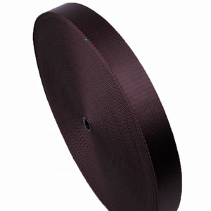 Thiết Kế Mới Chất Lượng Cao Phẳng Nylon Vải 38Mm 1.5 Inch Màu Cà Phê Đen Đồng Bằng Nylon Băng Cho Túi Dây Đeo 1.5Mm Độ Dày - Product Image 3