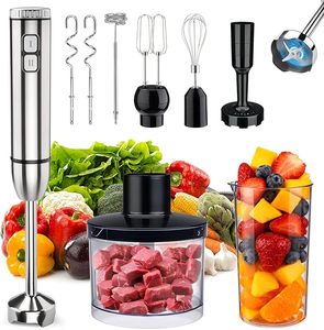 Nouvelle <span class=keywords><strong>sortie</strong></span> : Mixeur plongeant 1000W avec 8 accessoires, contrôle de vitesse à 25 niveaux et lame amovible en acier inoxydable durable - Product Image 1