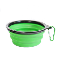 SinSky pliable TPE Silicone de qualité alimentaire pliable bol pour chien de compagnie pliant bol de voyage Pet chat nourriture eau alimentation chien bols