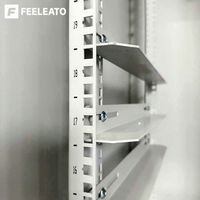 19 Rack Server 37U OEM DIY Stok Kustom Terbuka Solar Ruang Kecil Luar Ruangan Telekomunikasi Enclosure IP65 55 Baja SPCC