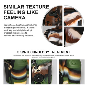 Chất lượng cao mềm Silicone Ống kính bảo vệ trường hợp xách tay 5d-4 200 mảnh DSLR/SLR Mirrorless máy ảnh túi dây kéo kỹ thuật số bánh máy ảnh - Product Image 4