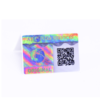 Custom Laser Beveiliging Holografische Sticker Krassen Van Qr Code Serienummer 3d Hologram Label Sticker