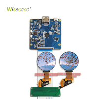 Wisecoco Layar Bundar 1,39 Inci, Layar AMOLED Mini OLED Sirkular 1,4 Inci 400x400 untuk Perangkat Pintar yang Dapat Dipakai