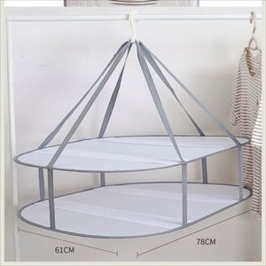 Tendedero Colgante Portátil, Red de Secado de Ropa Plana, Tendedero de Malla Plegable para Colgar Ropa - Product Image 3