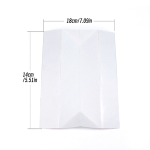 Plateau à rouler en papier de haute qualité Beyou, design personnalisé, petite taille 18*14 cm, pour rouler des cônes en papier, octogonal, pliable. - Product Image 6