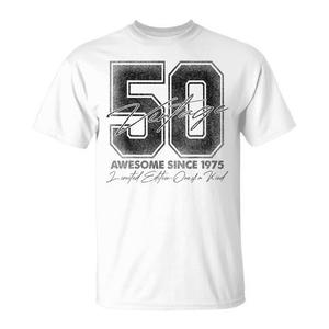 T-shirt vintage per il cinquantesimo compleanno, fantastica dal 1975, edizione limitata - Product Image 1
