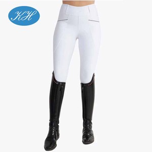 Vêtements d'équitation OEM, culotte de compétition blanche, culotte équestre - Product Image 6