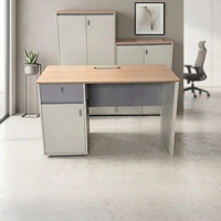 Mesa de oficina con diseño de tablones de madera clásicos de 1,2 m para tareas escolares, escritorio grande para ordenador PC