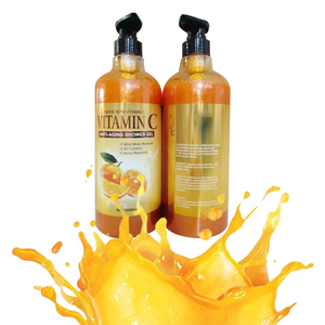 Le <span class=keywords><strong>gel</strong></span> douche à la vitamine C mélangé à la vitamine B3 éclaircissant hydrate les femmes pour rendre la <span class=keywords><strong>peau</strong></span> souple et brillante traitement des taches sombres - Product Image 5