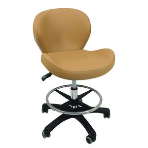 Beauty Salon Lift <b>Saddle</b> <b>Stool</b> Chair With Backrest With Foot Ring Rolling Chair for Salon Barber Chair - Product Image 5