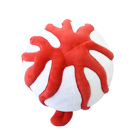 Peluche personnalisée, cadeau amusant, boule oculaire sanglante de vacances, tissu synthétique, jouet en peluche