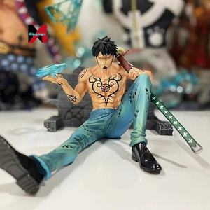 Figura de Anime de Trafalgar Law, <span class=keywords><strong>Séptimo</strong></span> Señor de la Guerra, de One Piece, Modelo GK, BT Sitting One Pieced, Bepo Bear, Estatua de Plástico - Product Image 1