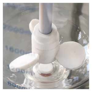 Reator de Polimerização Hidrotermal com Controle PLC e Motor Elétrico, Caldeira de Reação de Vidro Borossilicato de Alta Qualidade com Camada Dupla de 3L - Product Image 2