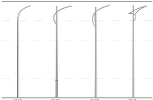 <span class=keywords><strong>PHOEBUS</strong></span> Personnalisable Disponible Luminaire solaire LED à bras simple ou double galvanisé pour extérieur, pour poteaux de rue dans les villes intelligentes - Product Image 3