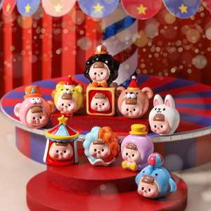 Nouveauté 2025 – Breloques et pendentifs DIY pour porte-clés, accessoires mignons en lucite peinte, couleurs mélangées, motifs de dessins animés, irréguliers, vente en gros à prix abordable - Product Image 3