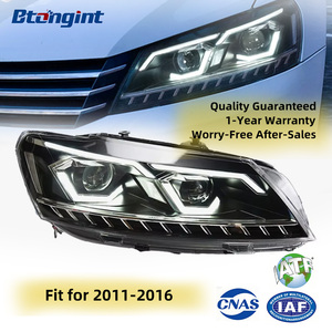 Fari a LED Accessori Auto Adatti per <span class=keywords><strong>Volkswagen</strong></span> <span class=keywords><strong>Passat</strong></span> <span class=keywords><strong>B7</strong></span> 11-16 Design Automobilistico Fari a LED DRL Nascosti - Product Image 1