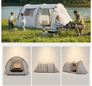 Carpa Inflable Totalmente Automática para Acampar al Aire Libre, Resistente a la Lluvia y al Sol, Plegable, Portátil, de Apertura Rápida, Sin Necesidad de Instalación - Product Image 4
