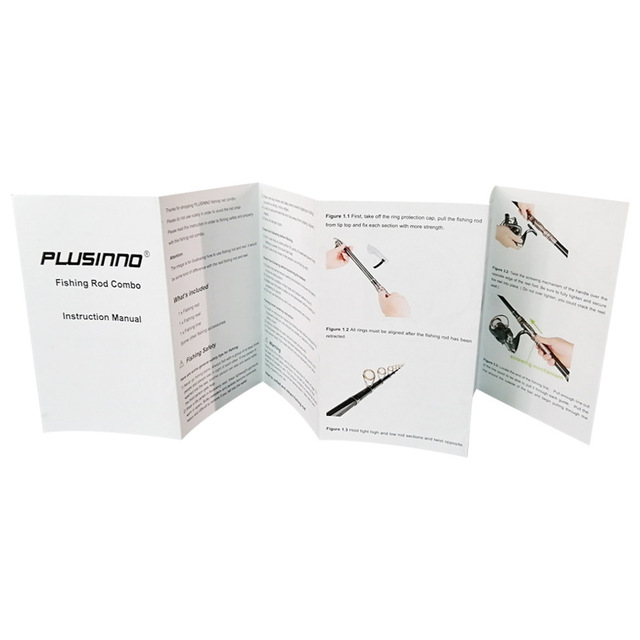 Custom Printing Company Brochure Business Advertising Printing Flyer Template 4 Fold Brochure