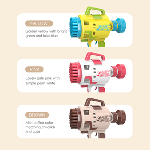 Fivestar Tốt Nhất Người Bán 48 Lỗ Điện Không Gian Tên Lửa Bong Bóng Súng Máy Đồ Chơi Với Ánh Sáng Tự Động Làm Bong Bóng Trẻ Em Đồ Chơi - Product Image 2