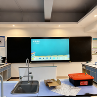 Tableaux interactifs intelligents pour salles de classe AI, écrans plats tactiles 4K de 65, 75, 86, 98 et 110 pouces pour l'enseignement scolaire