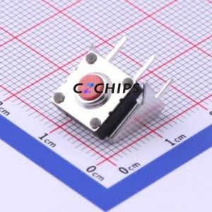 K2-1842AP-C4CW-04 Tactile Switch Through hole Component (THT) Switch 2.5N Right Angle Insert 12mm 12mm - Product Image 1