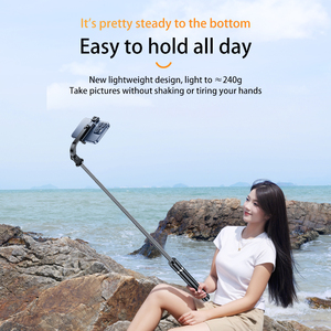 Bâton de selfie de <span class=keywords><strong>trépied</strong></span> de téléphone portable 3 en 1 de 170cm <span class=keywords><strong>avec</strong></span> <span class=keywords><strong>télécommande</strong></span> sans fil réglable Portable et facile à utiliser - Product Image 6