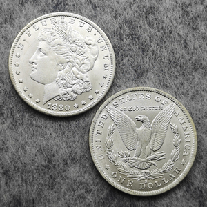 Pièces de monnaie commémoratives UNC des États-Unis, différentes dates (1878-1904), Dollar Morgan, cadeaux, décoration de la maison - Product Image 1