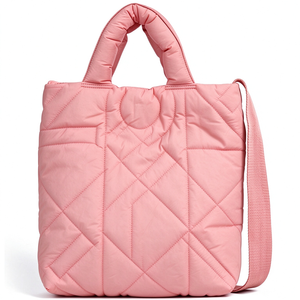 Bolso de Mano Impermeable de Moda para Mujer, Acolchado, Ligero, de Algodón Suave, Tipo Puffer, para Invierno - Product Image 1