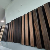 Panneau mural insonorisant FEYT, très vendu, pour décoration intérieure, panneau acoustique en bois à lattes pour la maison, le bureau, la salle de réunion