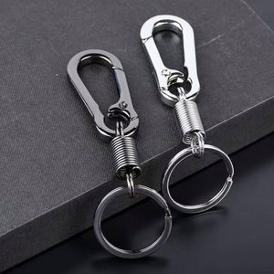Wholesale Luxury Business Gifts Spring Keychain with Enamel Mountain Buckle Metal Material for Car <b>Backpack</b> Keyholder - Product Image 5