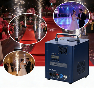 Ensemble de machines à étincelles froides pour feux d'artifice et fontaines d'étincelles, avec flight case, pour <span class=keywords><strong>DJ</strong></span>, scène, mariage, Saint-Valentin, Noël, remise de diplôme, intérieur - Product Image 2