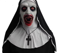 Les fabricants Spot Vampire Dress Up Head Cosplay Mobias Full Face Mask Halloween Scary Latex Mask