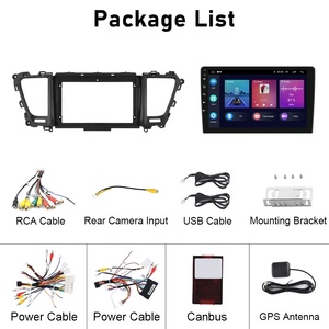 Podofo 9 ''Android Car Stereo Frame para <span class=keywords><strong>Kia</strong></span> <span class=keywords><strong>Carnival</strong></span> 2015-2020 CarPlay Android Auto GPS WiFi BT FM RDS Fascia Panel OEM Factory - Product Image 6