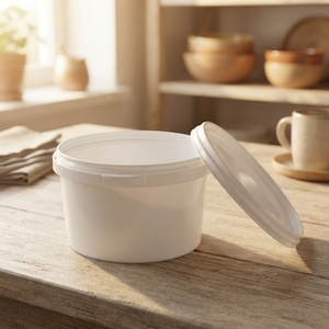 Disposable PP <b>Plastic</b> Round Food <b>Containers</b> with <b>Lids</b>, Takeout Meal Prep Storage Boxes for Lunch, Snacks and Daily Use - Product Image 6