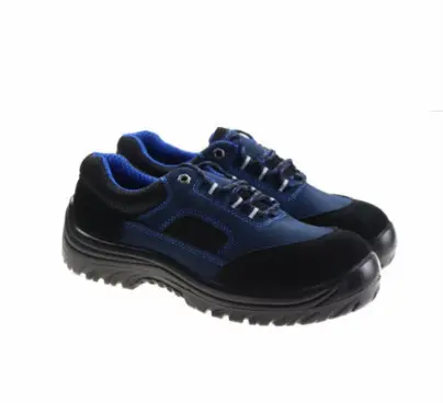 Medio corte de cuero de gamuza de los hombres zapatos de seguridad zapatos de China PU suela antideslizante botas de seguridad