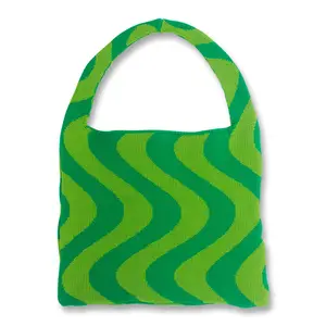 2024 nuovo Design lavorato a maglia Tote Bag fornitore di borse da ufficio donna e borsa a tracolla