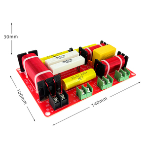 250W alto Mid Low 3 Way Pass filtro divisore frequenza altoparlante passivo Treble <span class=keywords><strong>Midrange</strong></span> Audio Crossover Network WEAH 3005 - Product Image 5